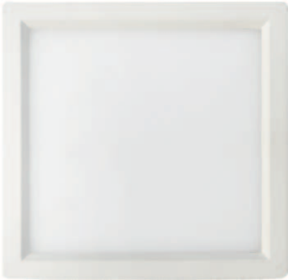 Picture of 4'' Square LED Flush Mount, 10 watts, 600 lms, 4000K, Dimmable, IC & Wet Location Rated