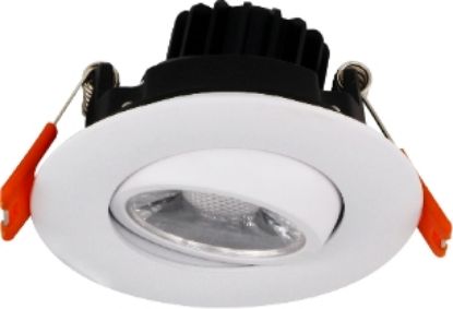 Picture of 4'' Gimbal Recessed LED, 9 watt, 3000K, 650 lms, Triac Dimmer 10-100%, 120V, Round