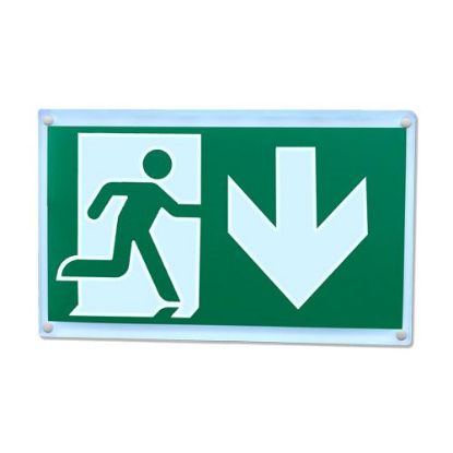 Picture of LED Edge-Lit Pictogram Sign - DOWN Arrow