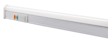 Picture of 23" LED T5 Under Cabinet Light, 9 watts, 760 lms, Pre-selectable 3 CCT 3000K/4000K/5000K, Triac Dimming, 120V, With Mounting Clips