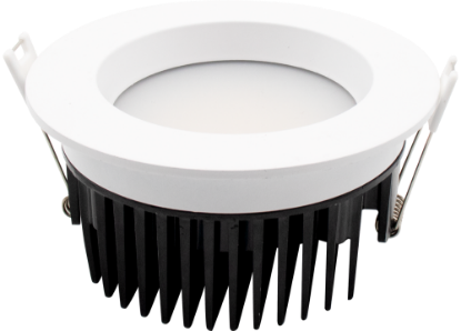Picture of 4'' Regressed Module Downlight, 15 watts, 1000 lms, Pre-select 5 CCT, Triac Dimming, 120V, Round, Wet Location