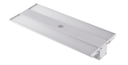 Picture of FDL LED Foldable Adjustable Beam Angle Linear Highbay, Pre-Select 3 Wattage 180-200-220 watts, Pre-Select 3 CCT 3500K-4000K-5000K, up to 150 lms/W, Dimmable 0-10V, Pre-adjustable angle 0-60°, 120-347V